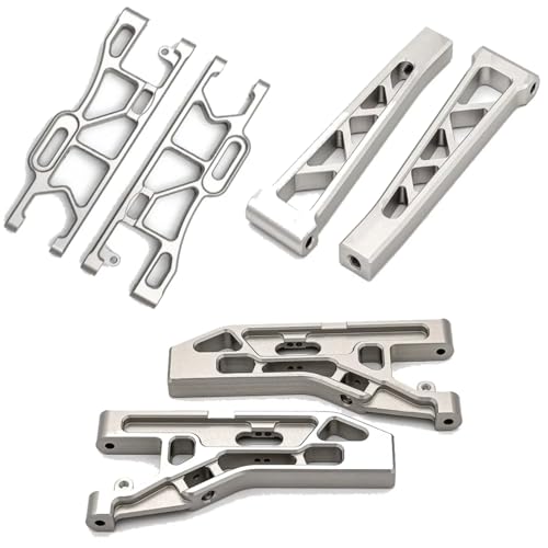 GTVNPOA Für Team Für Corally Für Kronos 1/8 Metall Vorne Und Hinten Suspension Arm Set RC Auto Upgrades Teile Zubehör Ersatz RC Zubehör(Front Rear 3pcs) von GTVNPOA