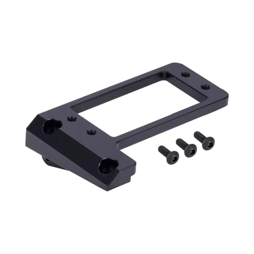 GTVNPOA Für VP Für Capra Für F9 1/10 Aluminium Vorderachse Bat Servo Halterung Niedrigen Schwerpunkt RC Upgrade Teile Zubehör RC Zubehör(Black) von GTVNPOA