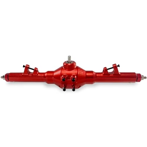 GTVNPOA Für Wltoys Für 12423 12427 12428 12429 1/12 Upgrade Fernbedienung Rc Auto Zubehör Metall Upgrade Hinterachse Montage Teile RC Zubehör(Red) von GTVNPOA