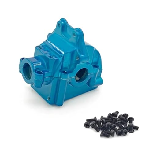 GTVNPOA Für Wltoys Für 144001 144002 144010 124016 124019 Metall Getriebegehäuse Differentialgehäuse Getriebe Geeignete Upgrade-Teile RC Zubehör(Blue,1pcs) von GTVNPOA