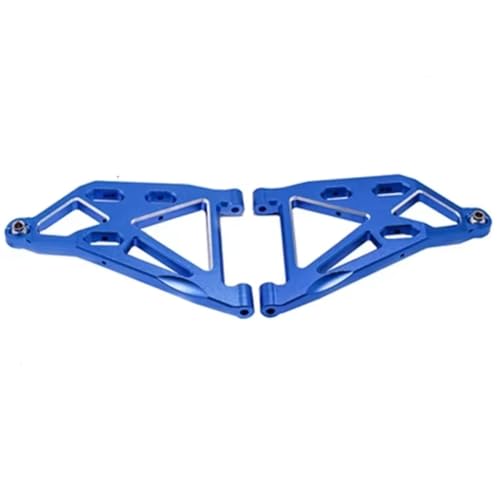 GTVNPOA Für YK DF7 4072 Für Desert 1/7 Karte Front Lower Arm Für Schaukel Arm Zubehör Aluminium Legierung Kurze Karte Einfache Steuerung Ersatzteile RC Zubehör(Blue) von GTVNPOA