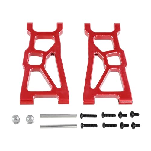 GTVNPOA Für ZD Für Racing Für DBX-10 1/10 RC Fernbedienung Auto Wüste Off-Road Fahrzeug Metall Upgrade Zubehör Vorne Für Schaukel Arm RC Zubehör(Red) von GTVNPOA