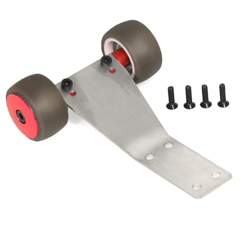 GTVNPOA RC Zubehör Für Arrma 1/18 Für Granite Für Grom Für Typhon Für Grom Metall Wheelie Bar Dekoration Modifikation RC Auto Upgrade Teile Zubehör(Red) von GTVNPOA