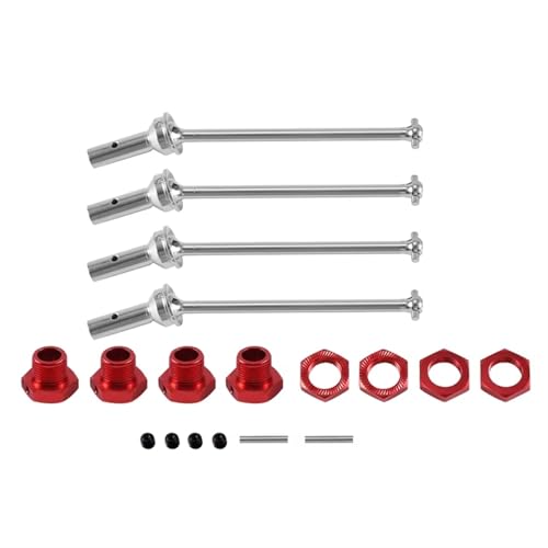 GTVNPOA RC Zubehör Für Arrma Für 1/7 Für Infraction Für Limitless Für Felony Für 1/8 Für Typhon RC Auto Teile Metall Vordere Und Hintere Antriebswelle Mit 17mm Hex von GTVNPOA