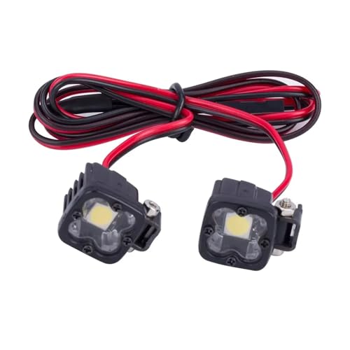 GTVNPOA RC Zubehör Für Axial Für SCX10 III Für CJ7 Für Wraith 1/8 1/10 RC Car Square Top Lights Scheinwerfer Spotlight RC Crawler Simulation DIY Teile Dekoration Zubehör von GTVNPOA