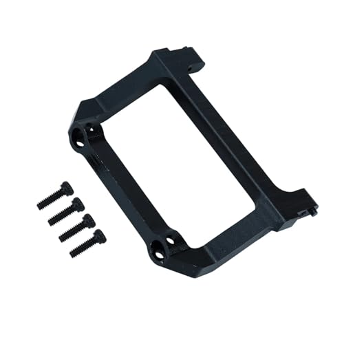 GTVNPOA RC Zubehör Für Axial Für SCX24 C10 AXI00001 AXI200002 1/24 Metall Front Stoßstange Halterung RC Auto Upgrade Teile Geändert Zubehör DIY Teile(Black) von GTVNPOA