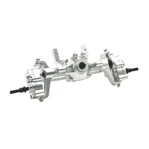 GTVNPOA RC Zubehör Für FMS Für FCX24 1/24 Metall Portal Achse Komplette Vorder- Und Hinterachse RC Auto Upgrade Teile Modifizierte Zubehör Ersatz DIY Teile(Silver,1pcs Front) von GTVNPOA