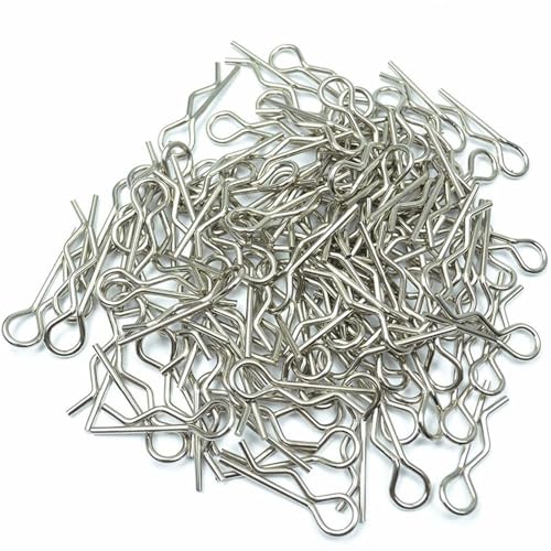 GTVNPOA RC Zubehör Für HSP Für HPI 1/8 1/10 1/16 Ersatz RC Körper Shell Clip Pins Modell Fernbedienung Auto Ersatzteile RC Modell Auto Spielzeug Zubehör 100PCS(1/10) von GTVNPOA