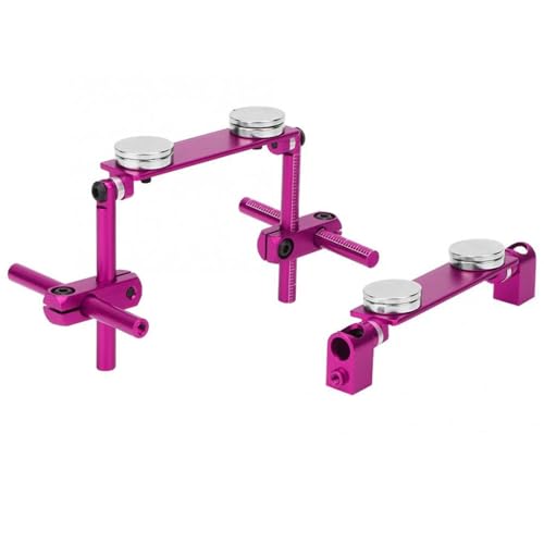 GTVNPOA RC Zubehör Für HSP Für Sakura S XI CS 416 417 Für T3 T4 94123 1/10 RC Magnetische Körper Shell Mount Kit RC Racing Auto Ersatzteile Modell Spielzeug Körper Post Mount Kit(Purple) von GTVNPOA