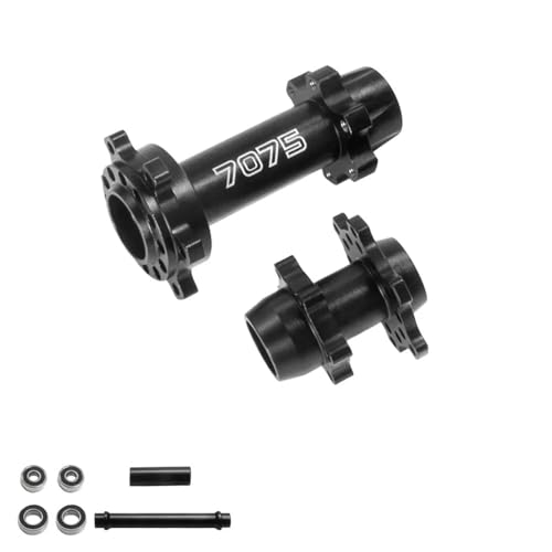 GTVNPOA RC Zubehör Für LOSI Für Promoto Für MX Für 1/4 Motorräder Spielzeug Radachsen Hinterachsen Metall Radachsen(Black) von GTVNPOA