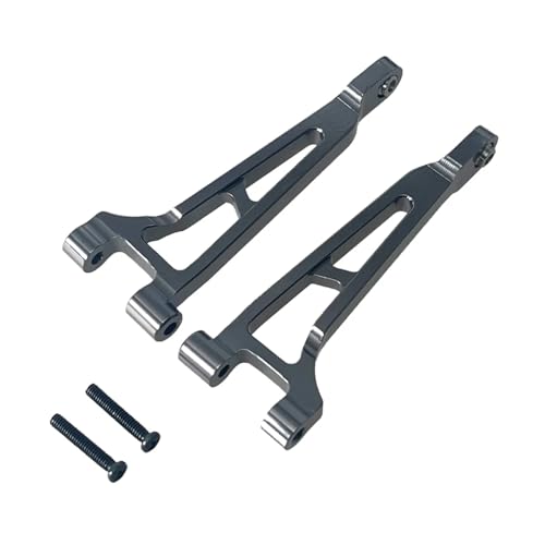 GTVNPOA RC Zubehör Für MJX Für Hyper Go 1/14 14209 14210 H14BM Metall Hinten Oberen Arm Sususion Arme Fernbedienung Fahrzeug Rc Auto Upgrade Teile Zubehör(Titanium) von GTVNPOA