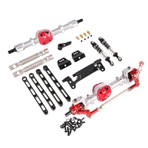 GTVNPOA RC Zubehör Für MN 1/12 Für MN82 LC79 Für MN78 Metall Vorne Und Hinten Montage Kit RC Auto Upgrade Teile Geändert Zubehör Ersatz DIY Teile(SilverandBlack) von GTVNPOA