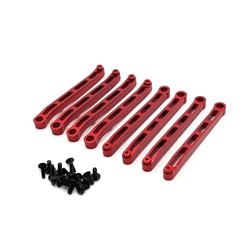 GTVNPOA RC Zubehör Für MN Für MN78 1/12 RC Auto Upgrade Ersatz DIY Teile Metall Für Chassis Befestigungs Stange Suspension Linkage RC Auto Geändert Zubehör(Red) von GTVNPOA