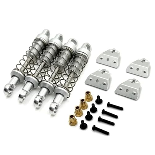 GTVNPOA RC Zubehör Für MN78 Für MN168 1/12 Metall Stoßdämpfer Und Schock Turm Montieren RC Auto Upgrades Teile Geändert Zubehör Ersatz DIY Teile(Silver) von GTVNPOA