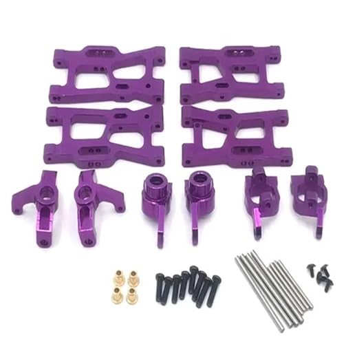 GTVNPOA RC Zubehör Für WLtoys 144001 5X Für 1:14 RC Auto Modelle LKW Teile Für Schaukel Arme(Purple) von GTVNPOA