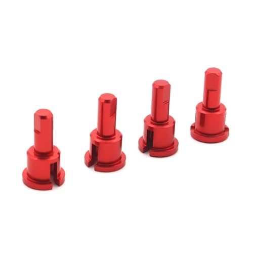 GTVNPOA RC Zubehör Für WLtoys A949 A959 A969 A979 K929 4Pcs Differential Tasse Differential Reduktion Joint Cup RC Auto Upgrade Teile Zubehör(Red) von GTVNPOA