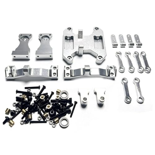 GTVNPOA RC Zubehör Für WPL B16 B36 1/16 Metall Balance Für Chassis Bord Wippe Kit RC Auto Upgrade Teile Geändert Zubehör Ersatz DIY Teile(Silver) von GTVNPOA