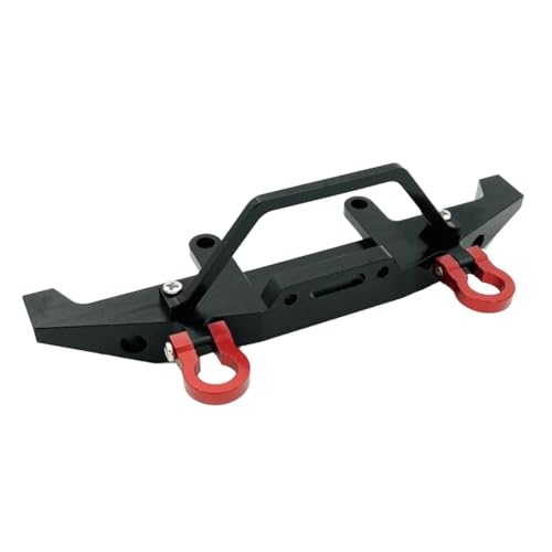 GTVNPOA RC Zubehör Für WPL C14 C24 C24-1 1/16 Metall Anti-Kollision Front Stoßstange Geeignet Fernbedienung Auto 4WD LKW Track Upgrade Teile Zubehör(Black) von GTVNPOA