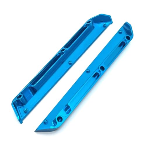 GTVNPOA RC Zubehör Für Wltoys 124016 124017 124018 124019 124007 1/12 Metall Chasis Protector Boden Schutz RC Auto Upgrade Teile Modifiziertes Zubehör(Blue) von GTVNPOA