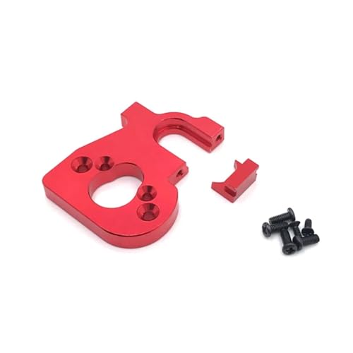 GTVNPOA RC Zubehör Für Wltoys 144010 144001 144002 124016 124017 124018 124019 Metall Retrofit Motor Mount RC Auto Upgrade Teile Modifiziertes Zubehör(Red) von GTVNPOA