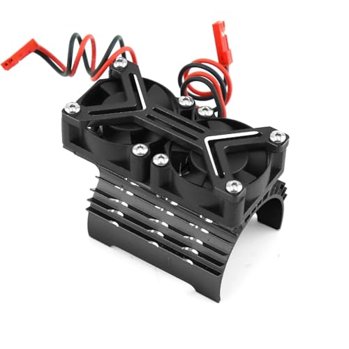 RC Zubehör Für Axial Für SCX10 Für Traxxas Für TRX4 Für Tamiya 1/8 1/10 RC Auto 540 550 3650 3660 3670 Motor Kühlkörper Lüfter 36mm Motor(Black) von GTVNPOA