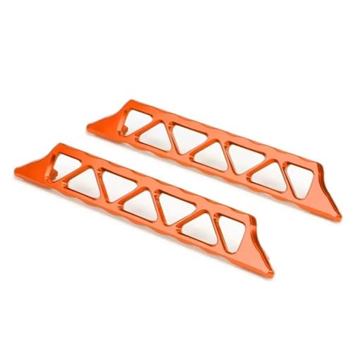 RC Zubehör Für Traxxas 1/5 Für XMaxx 6S 77076-4 8S 77086-4 2Pcs Metall #7723 Seite Trail Nerf Bars Dekoration Auto Zubehör RC Crawler Auto Teile(Orange) von GTVNPOA