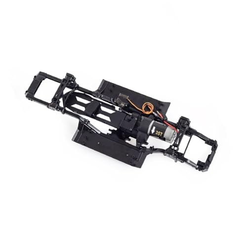 RC Zubehör Für Traxxas Für TRX4 D90 1/10 313mm Radstand Chassis Rahmen Set Mit 35T 550 Motor 2 Geschwindigkeit Übertragung RC Auto Rock Crawler Upgrade Teile(DIY Frame) von GTVNPOA