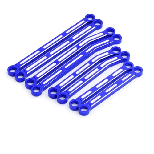 RC Zubehör Für Traxxas Für Trx4m Für Bronco Für Defender 1/18 Metall Linkage Tie Link Rod Kit Erhöhte RC Crawler Auto Modell Upgrade Teile(Blue) von GTVNPOA