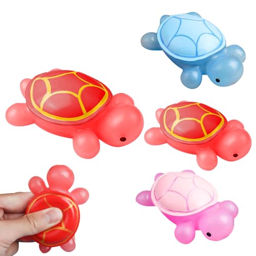 3Stück Taba Squishy Turtle, Squishy Toy, Süße Weiche Schildkröte Quetschspielzeuge, Stressabbau Fidget Toys, Squeeze Spielzeug Soft Turtle Squishy Spielzeug, Mädchen Und Jungen Zum Entspannen (A) von GUAHKUN