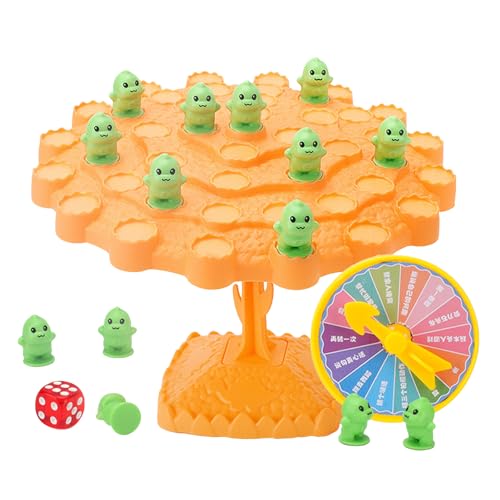 Balance Board Kinder, Balance Spiel Brettspiele, Frosch Balance Spiel, Astronaut Balance Brettspiel,Kinderspielzeug Geschenk Für Jungen Mädchen Geburtstag, Brettspiele Ab 3 4 5 6 Jahre (A) von GUAHKUN