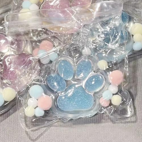 Cat Paw Squishy, Fufu Squishy Taba Squishy Pfote Squeeze Spielzeug Zum Stressabbau, Katzenpfoten Squishy Toy Quetschspielzeug Fidget Spielzeug Anti Stress Spielzeug Für Erwachsene Und Kinder (B) von GUAHKUN