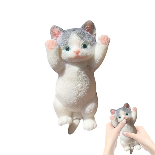 Cat Squishy Toy, Chubby Squishy Cat Fufu Squishy Taba Squishy, Squeeze Spielzeug Zum Stressabbau, Katzen Squishy Toy Quetschspielzeug Fidget Spielzeug Anti Stress Spielzeug Für Erwachsene & Kinder (A) von GUAHKUN