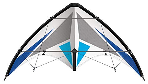 Günther Flugspiele 1036 - Sportlenkdrachen Flash 170 CX, Air Sport Drachen aus reißfestem Ripstop-Polyester, ca. 170 x 82 cm, für Kinder ab 14 Jahren, inkl. 36 kp Polyesterschnüre 2 x 35 m von GÜNTHER FLUGSPIELE