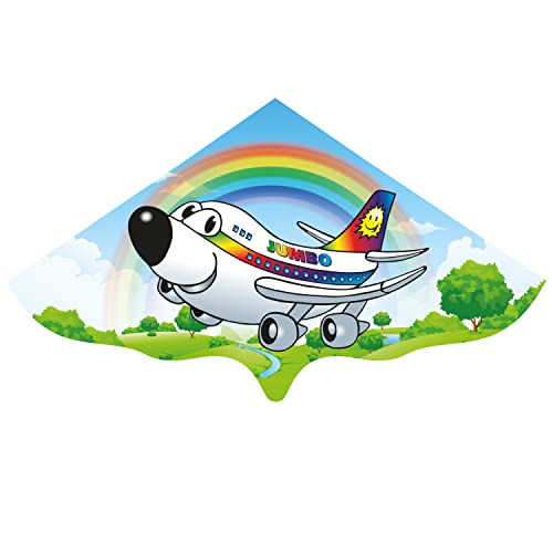 Günther Flugspiele 1102 - Einleiner-Drachen Jumbo, ca. 115 x 63 cm, Kinderdrachen aus robuster PE-Folie, für Kinder ab 4 Jahren, inkl. Griff und Drachenschnur Günther Flugspiele 1102 - Einleiner-Drachen Jumbo, ca. 115 x 63 cm, Kinderdrachen aus robuster PE-Folie, für Kinder ab 4 Jahren, inkl. Griff und Drachenschnur von GÜNTHER FLUGSPIELE