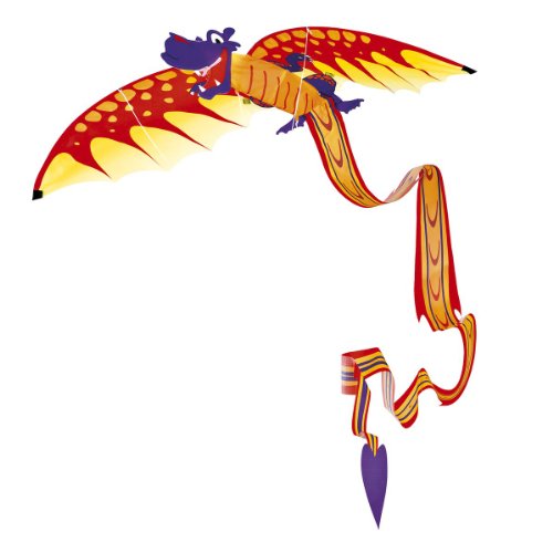 Günther Flugspiele 1136 - Einleiner-Drachen Dragon 3D, ca. 102 x 320 cm, Kinderdrachen aus robustem Polyester, für Kinder ab 6 Jahren, inkl. Griff und Drachenschnur Günther Flugspiele 1136 - Einleiner-Drachen Dragon 3D, ca. 102 x 320 cm, Kinderdrachen aus robustem Polyester, für Kinder ab 6 Jahren, inkl. Griff und Drachenschnur von GÜNTHER FLUGSPIELE