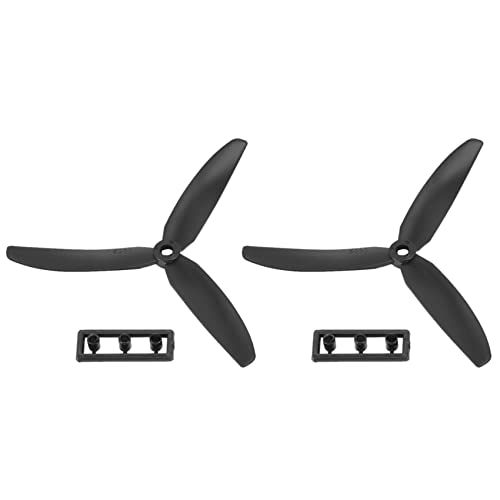 1 Paar 5030 3-Blades Direct Drive Propeller Prop CW/CCW für RC Flugzeug (schwarz) von GUIJIALY