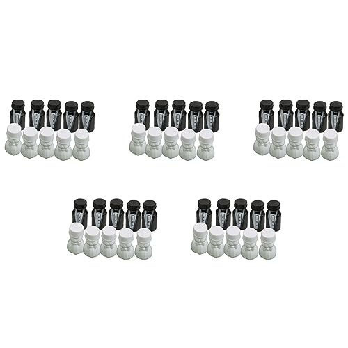 GUIJIALY Hochzeit Braut und Braeutigam Blase Flasche 5 Saetze (120Pcs) von GUIJIALY