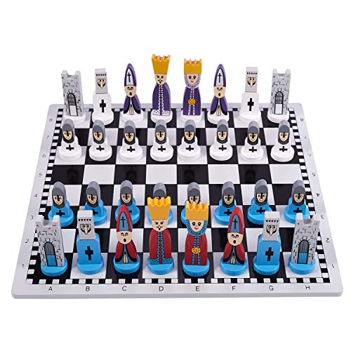 GUIJIALY HöLzerne Schach-Kindergeschenke Karikatur, die Schach-Spielwaren Modelliert von GUIJIALY