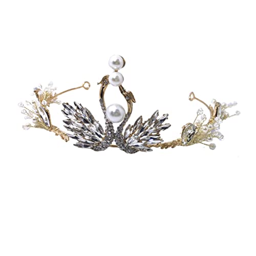 Die Krone, die Prinzessinkrone, Strass Hochzeit Kronen König Geburtstag Tiaras Kopfbedeckung for Frauen Hochzeit Stirnband Damen Stirnbänder Tiara Krone Frauen Stirnband Frauen Haarreifen Kopfbedeckun von GUIREPTY