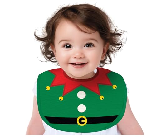 GUIRMA | Weihnachtslätzchen für Kinder - Textilzubehör ideal für Weihnachten und Neujahr - Perfekt für Feiern - Für Babys - Mehrfarbig von GUIRMA