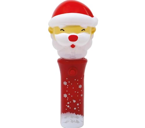 GUIRMA | Weihnachtsmann Stab mit Licht und Seil (13 cm) - Leuchtendes Spielzeug für Weihnachts- und Silvesterfeiern - Festliches Zubehör für Feiern und Events - Ideal für Kinder - Rot von GUIRMA