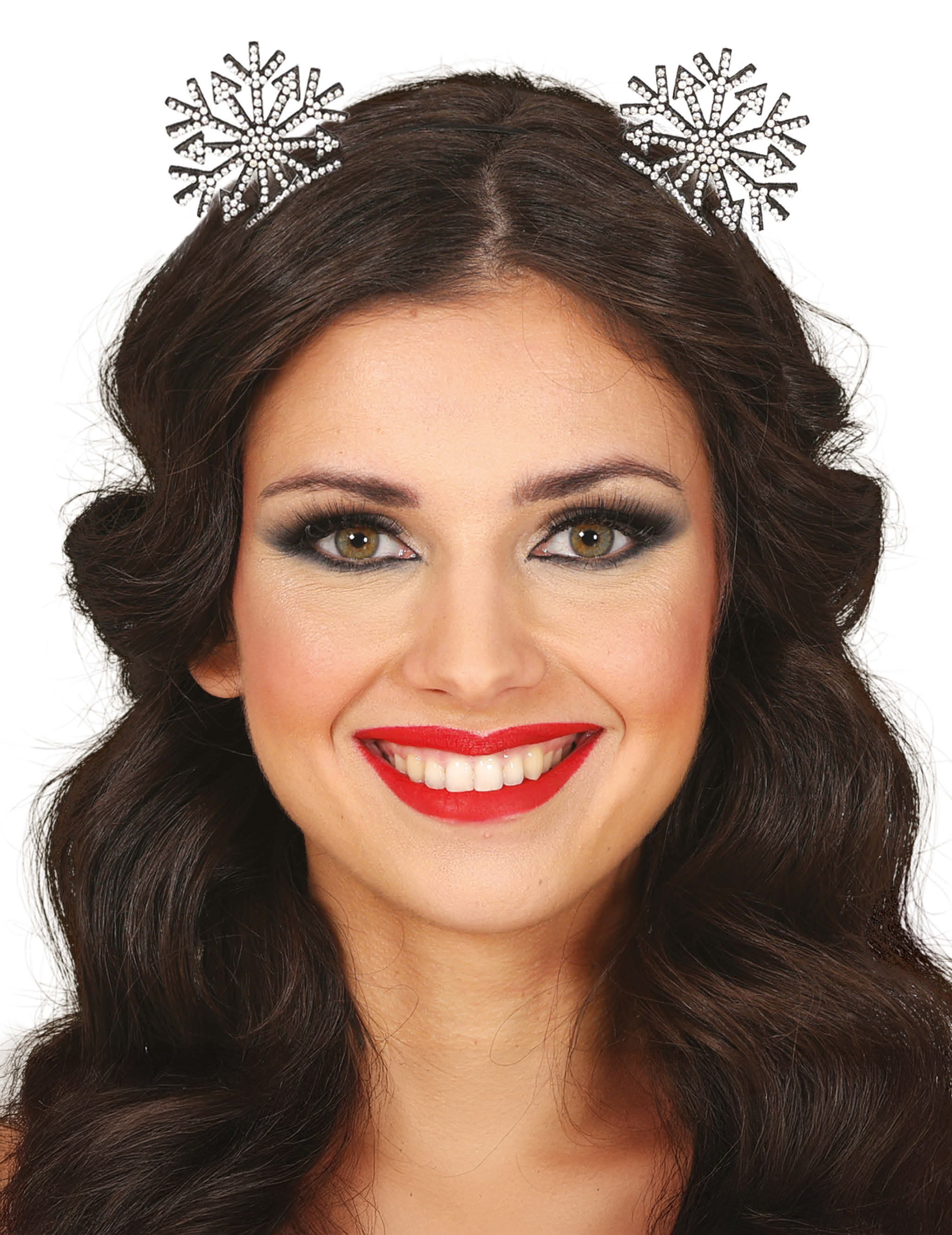 Haarreif mit Schneeflocken und Strasssteinen für Erwachsene Haarreif mit Schneeflocken und Strasssteinen für Erwachsene von GUIRMA