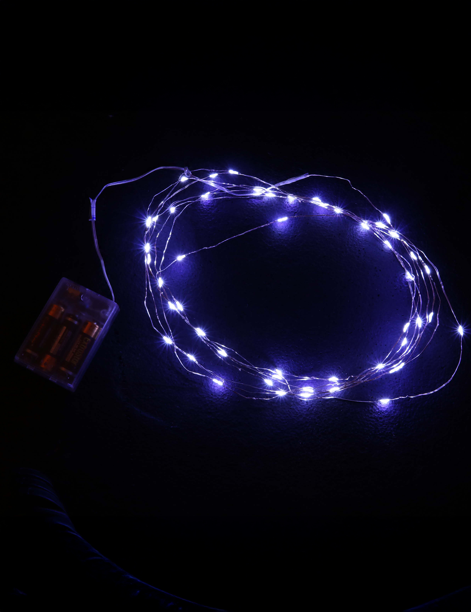 Lichterkette Weihnachtsbaum-Deko weiss 5 m Lichterkette Weihnachtsbaum-Deko weiss 5 m von GUIRMA