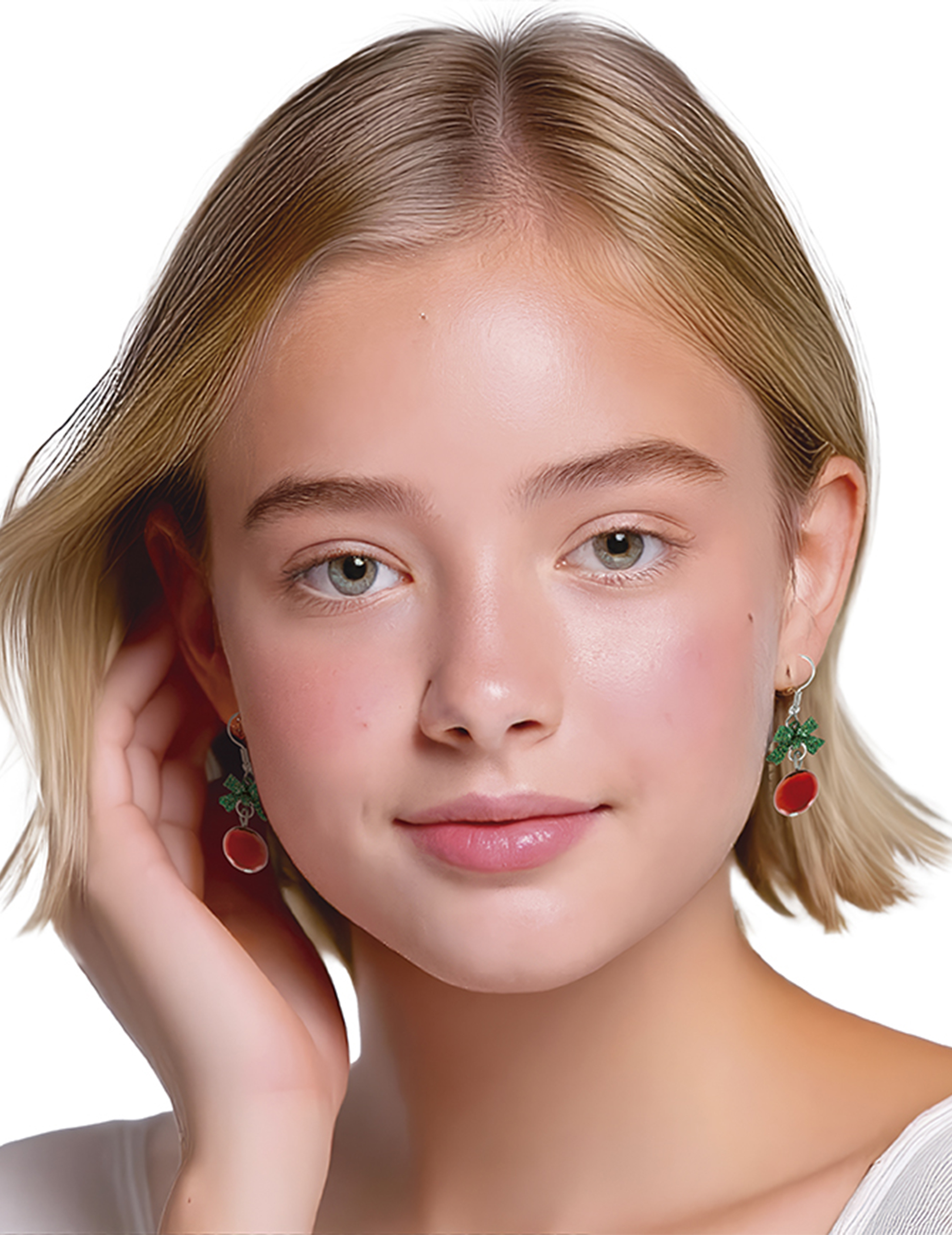 Ohrringe Weihnachtskugel Design aus Metall Ohrringe Weihnachtskugel Design aus Metall von GUIRMA