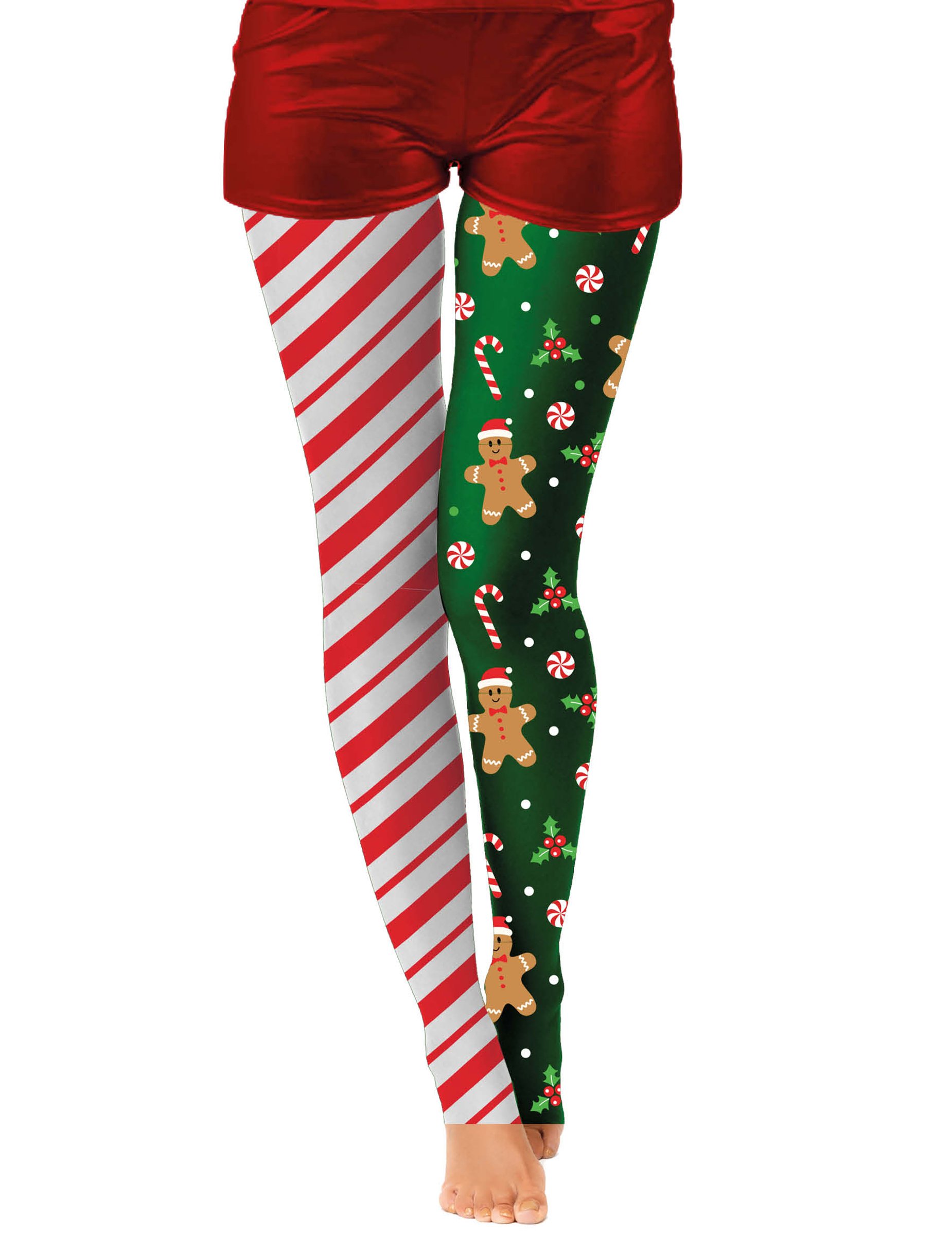 Weihnachtsstumpfhose mit Lebkuchenmotiv für Erwachsene Weihnachtsstumpfhose mit Lebkuchenmotiv für Erwachsene von GUIRMA