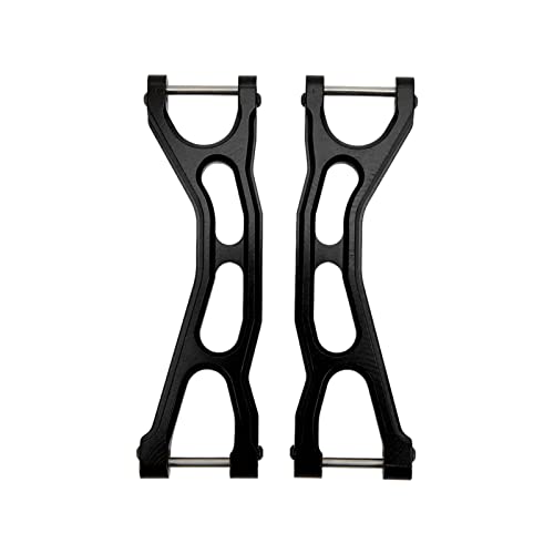 GULEEK 2PCS RC Metall vordere Heck -Suspensionsarme Upgrade für 1/5 -Skala -RC -Autos (Schwarz) von GULEEK