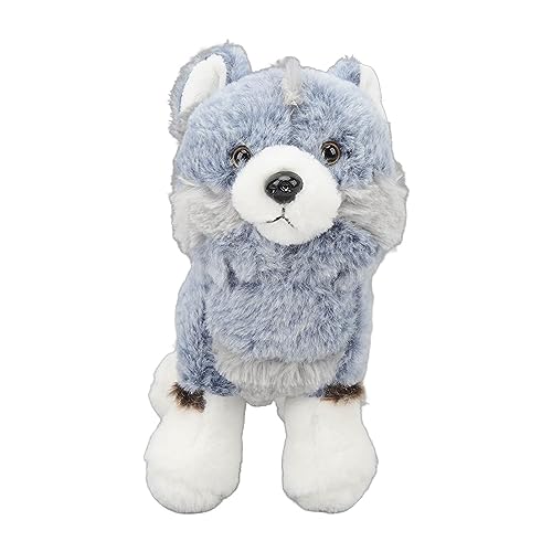 GULEEK Coyote Hund Plüschtier Puppe Heimdekoration Ornament Weiches Material Plüschpuppe für Kinder Sofakissen von GULEEK