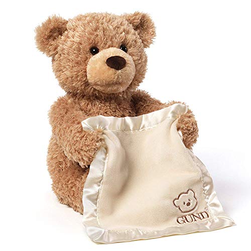 Enesco 320193 Gund Plüsch Peek a Boo Bär, 25 cm von GUND