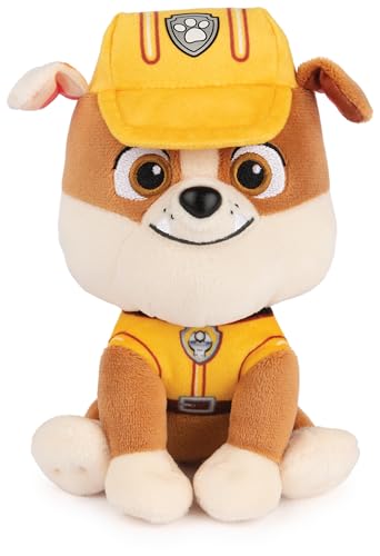 GUND PAW Patrol Rubble Plüschtier, 15 cm - hochwertiges Kuscheltier für Fans der beliebten TV-Serie, ab 1 Jahr empfohlen von GUND