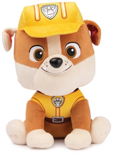 GUND PAW Patrol Rubble Plüschtier, 23 cm - hochwertiges Kuscheltier für Fans der beliebten TV-Serie, ab 1 Jahr empfohlen von PAW PATROL